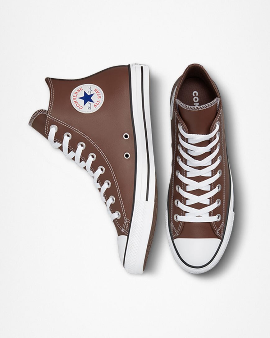 Tenisky Vysoke Converse Chuck Taylor All Star Faux Kozene Damske Biele Čierne | SK JBDXY6